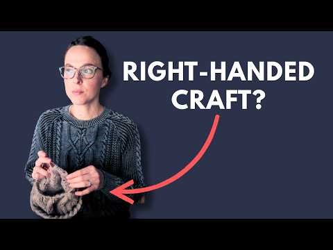 Is knitting inherently right-handed?
