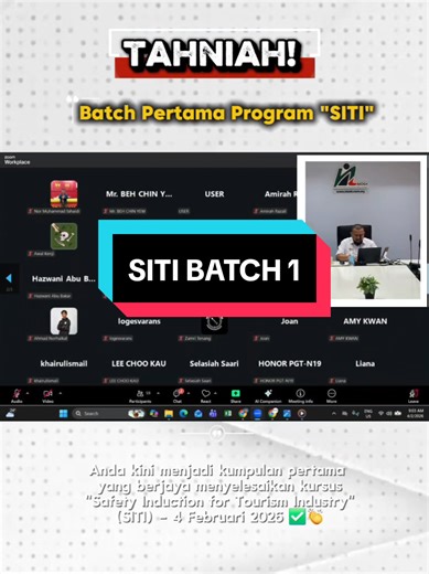 🎉 TAHNIAH! Batch Pertama Program