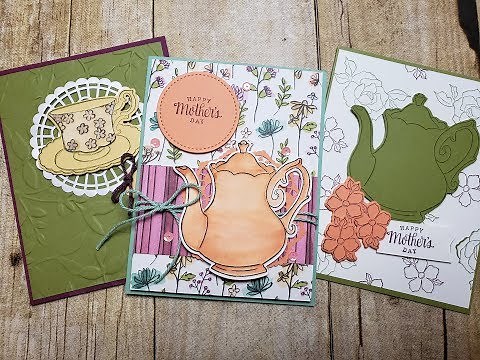 3 Cards 1 Stamp Set | Tea Together | Stampin' Up!