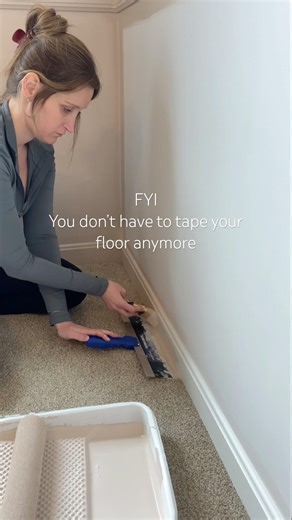 Goodbye to wasting time taping everything! This changed my life! #DIY #paint #tipsandtricks #tips