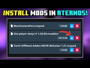 How to Install Mods in Aternos | How to Add Mods in Aternos MCPE