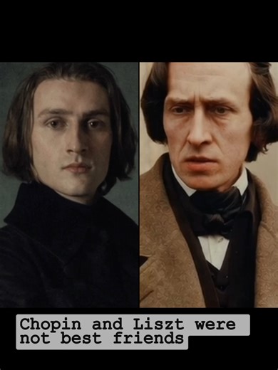 Two years before the betrayal, Chopin wrote that quote while Liszt was literally playing his études in the same room. #chopin #liszt #classicalmusic #musichistory #composerhistory