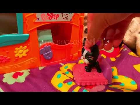 (Bright colors!) littlest pet shop dreamie+house unboxing!