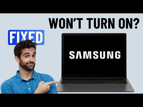 Fix Samsung Laptop Not Turning On (in 1 Minute)
