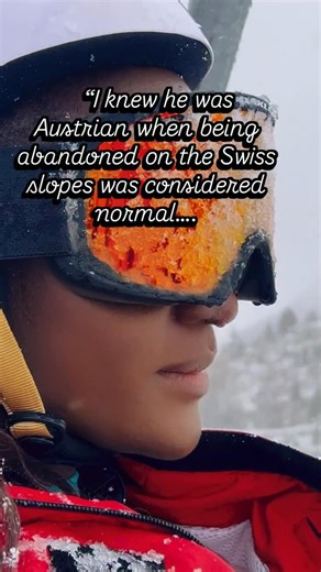 Fay Wein | Stylist on Instagram: "POV: You’re in the Alps but YouTube tutorials didn’t load…. If you’re invited to ski in the Alps with no après party, it’s very important— politely ski away. Skiing the Alps without party is how you turn a vacation into a survival story, that’s if you make it down the slopes… Share & save for 4 Saturdays when the ski holidays begin 😂 #skiing #alps #skilife #skireels #reelsinstagram #pov #wintervibes #fyp #explorepage"