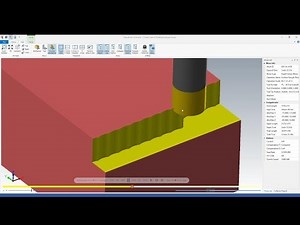 Tutorial MasterCam 2019: Rough Surface Plunge 3D