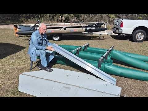 Modular outrigger or trimaran. By Expandacraft