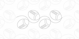 Groovy Patterns - Pig Skin - Edge-to-edge Digital Quilt Pattern - Etsy Canada