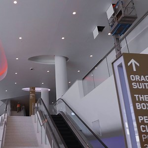 18K views · 587 reactions | It's impossible to watch this and not feel the excitement. Here's a behind-the-scenes look at some of the interior spaces in Chase Center  | Chase Center | Facebook