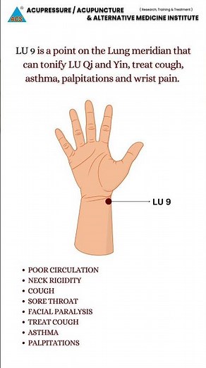 This ONE Acupressure Point Can Relieve Cough, Asthma & Poor Circulation | LU9 Explained!