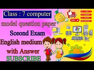 class 7 computer model question second exam with answer 2082