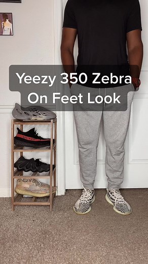 Yeezy 350 Zebra On-Feet: Sneakerheads Must-See!