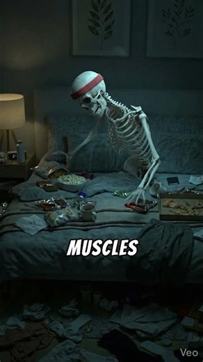 What If You Neverr Get Out Of Bed For Five Entire Days! #shorts #viralreels #skeletonai #challenge