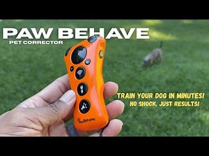 Stop Dog Barking Fast! PawBehave Pet Corrector Review & Demo