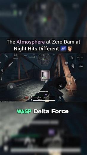 The Atmosphere at Zero Dam at Night Hits Different 🌌🦉#deltaforce