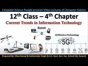 PSEB | 12th Class-4th Chapter (Current Trends in IT) | Session 2021-22