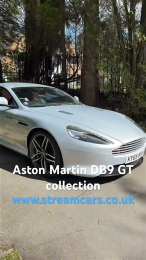 This is Jonathan from Aberdeen, collecting this very special Aston Martin DB9 GT……a savvy purchase.