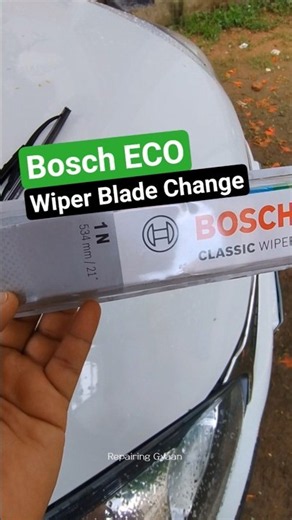 How to Change Car Wiper blade: Bosch wiper blade # #automobile #carmaintenance