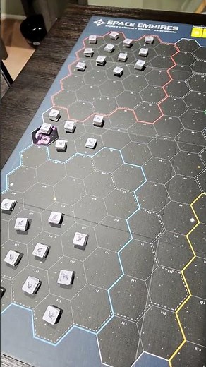 Space Empires 4X Solo scenario at setup. Alien invasion force! #spaceempires4x #gmtgames