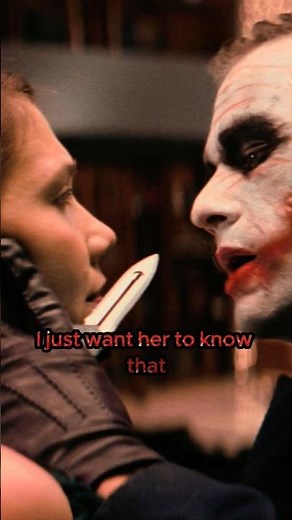 JOKER – “Do you wanna know how I got these scars?” The Dark Knight (2008)