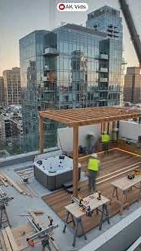 rooftop design idea | rooftop renovation for house #rooftop #interiordesign