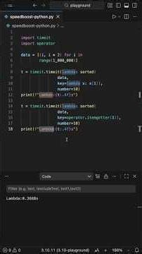 Lambda sorting in Python? Try THIS instead #python #coding #py #programming