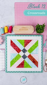 Riley Blake Designs on Instagram: "Block 12 has arrived! Download this free block pattern and sew along with us✂️"