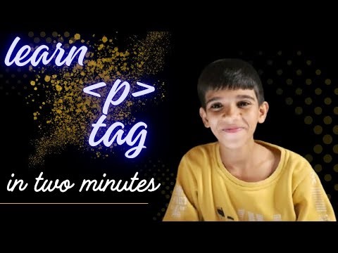 Learn paragraph tag in two minutes| Develop With Anant | Sigma html series