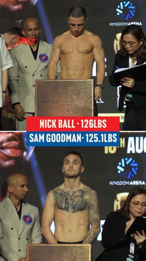 15K views · 142 reactions | Nick Ball and Sam Goodman have officially made weight and are set to clash tomorrow night  Esports World Cup Fight Week 25 | Aug 16th | LIVE on DAZN  | Ring Magazine | Facebook