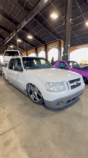 Bagged Ford Explorer Sport Trac at Eastbound Getdown #sickminitrucks #minitruck #sicktrucks | SICK Mini Trucks