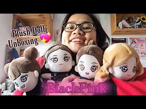 BLACKPINK Official Plush Dolls Unboxing - Super cute