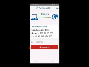การติดตั้ง FortiClient VPN บน Android