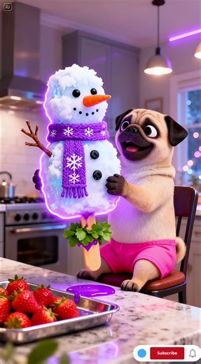 Sharing little paw shaped popsicles with FRIENDS!🍦 #viral