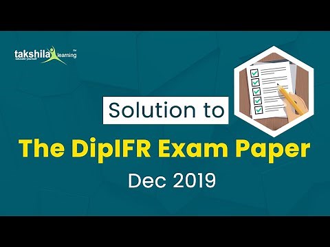 DipIFR - Consolidation Question Solved - Past exam paper Dec 2019 - IFRS Online Course