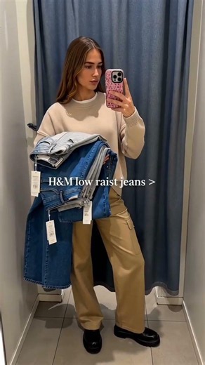 Which H&M low rise jeans fit better?