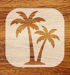 Tropical Palm Tree Silhouette Stencil, Digital Download, SVG, DXF, Stl, Png, Pdf Files - Etsy