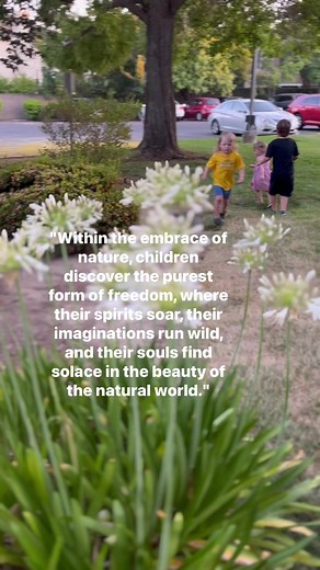 7.6K views · 120 reactions | "Within the embrace of nature, children discover the purest form of freedom, where their spirits soar, their imaginations run wild, and their souls find solace in the beauty of the natural world." #nature #childhoodmemories #naturelovers | The Hawkins Nest | Facebook