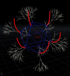 Copied L-systems and gravity direction.