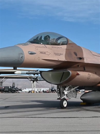 U.S. Air Force 64th Aggressor Squadron pilots fly F-16C Vipers during Advanced Echelon Week ahead of Red Flag-Nellis 26-1 at Nellis AFB @nellisafb Jan. 26, 2026. @usairforce video by Airman 1st Class Heather Amador Paulino #f16