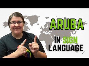 How to sign Aruba in Aruban Sign Language 🇦🇼