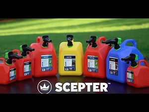 How to pour gas out of SCEPTER gas can- How to use SCEPTER gas can