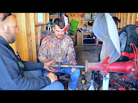 Ford 8N Runs but Won't Drive - Replacing Rear Axle Shaft and Hub
