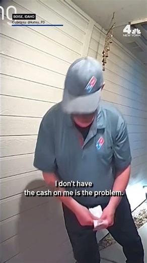 Pizza delivery driver goes extra mile, goes viral.