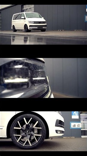 VW Bus T6.1 mit konkaven ‪@barracudawheels‬ Tzunamee EVO Felgen 9x20 by ‪@SennerTuning‬