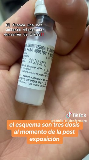 Vacuna Antidifterica y Antitetanica en Enfermería