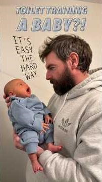 Can Babies Use a Potty This Early? Potty Training 3 Month Old Baby Experiment #baby #dadlife #music