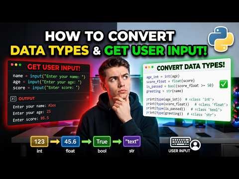 Type Conversion & User Input! part 4