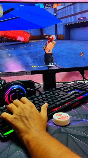 Fire Gaming Keyboard | ⌨️🖱️📱 Mix Pro Geek Gamer #freefire#mixpro#geekgamer#keyboardmouse