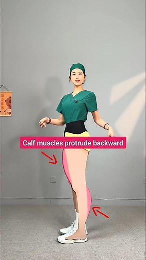 This leg shape makes legs look bulky 😳 Fix it with 1 easy move for slim legs fast!🔥 #workout