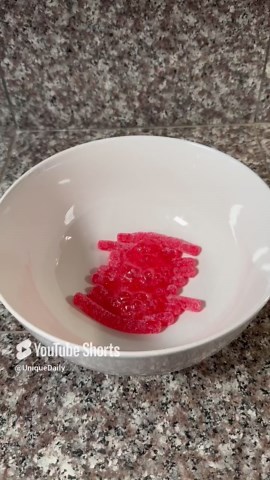 Making edible candy slime with Juicy Drop Gummy Dip